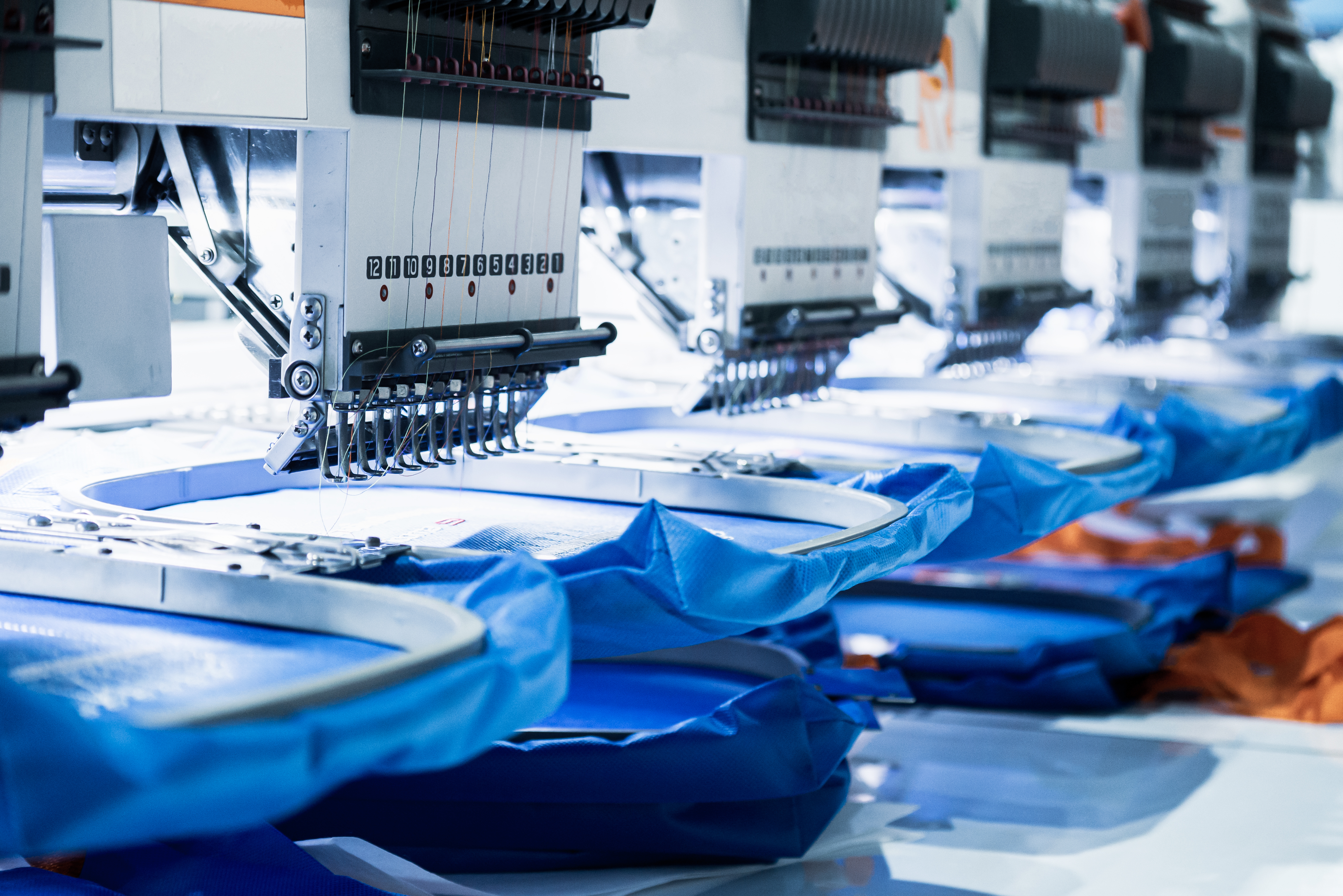 Embroidery Machine Production